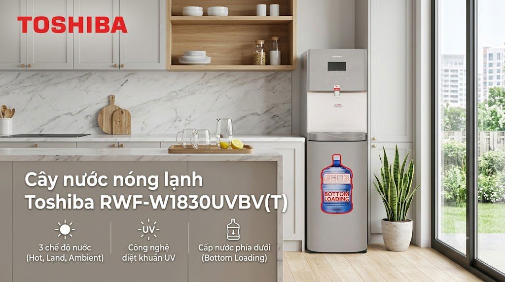 Cây nước nóng lạnh Toshiba RWF-W1830UVBV(T)